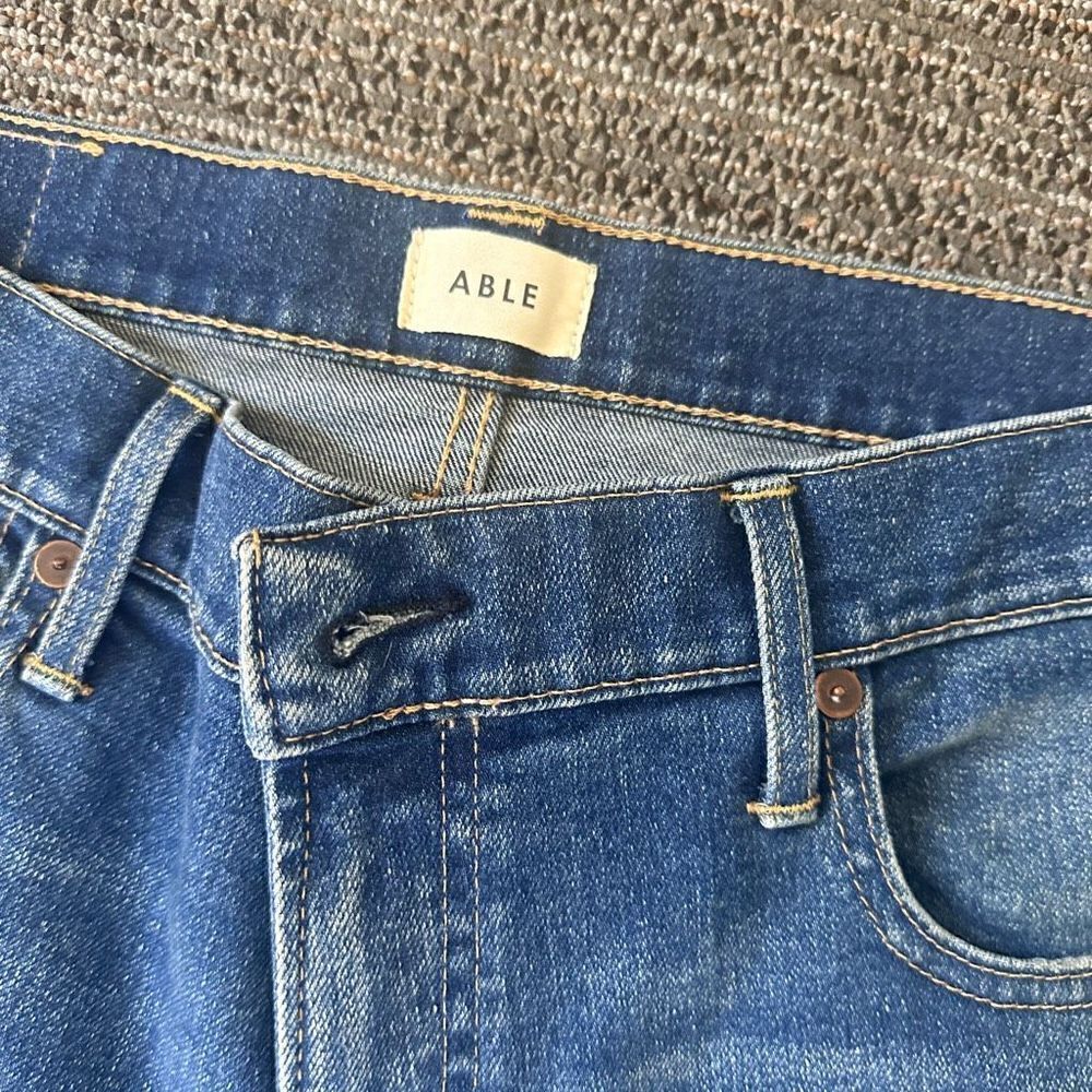 Able Cotton High Waist Medium Jeans The Skinny 28 - Picture 10 of 10